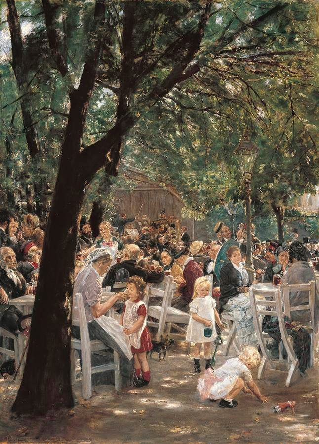 Mnichovský pivní koncert od Max Liebermann