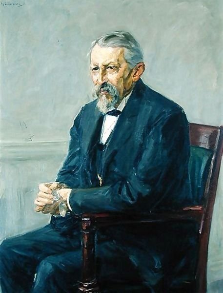 Portrét zoologa Hermanna Strebela od Max Liebermann