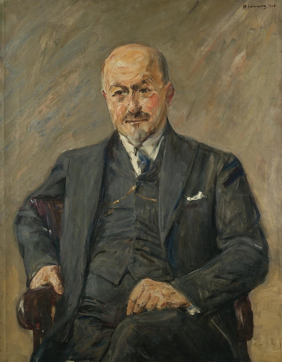 Portrét Alfreda Guttmanna od Max Liebermann