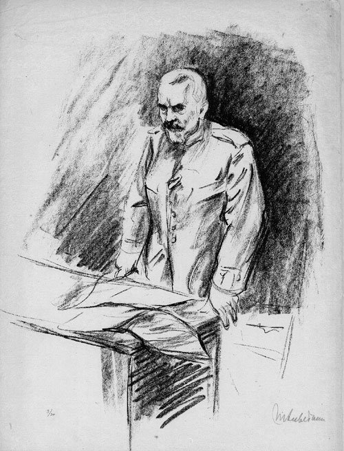 Kancléř von Bethmann Hollweg od Max Liebermann