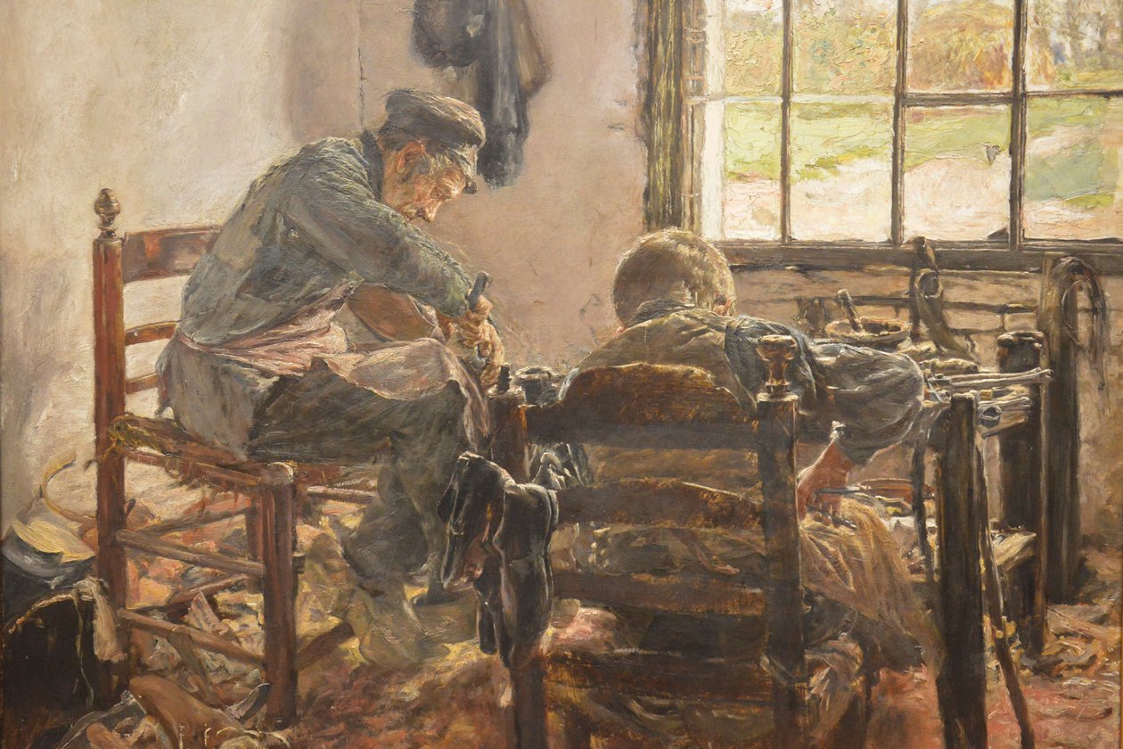 Obuvnická dílna od Max Liebermann