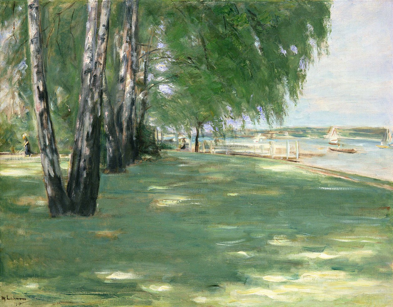 Umělcova zahrada ve Wannsee, 1918 od Max Liebermann