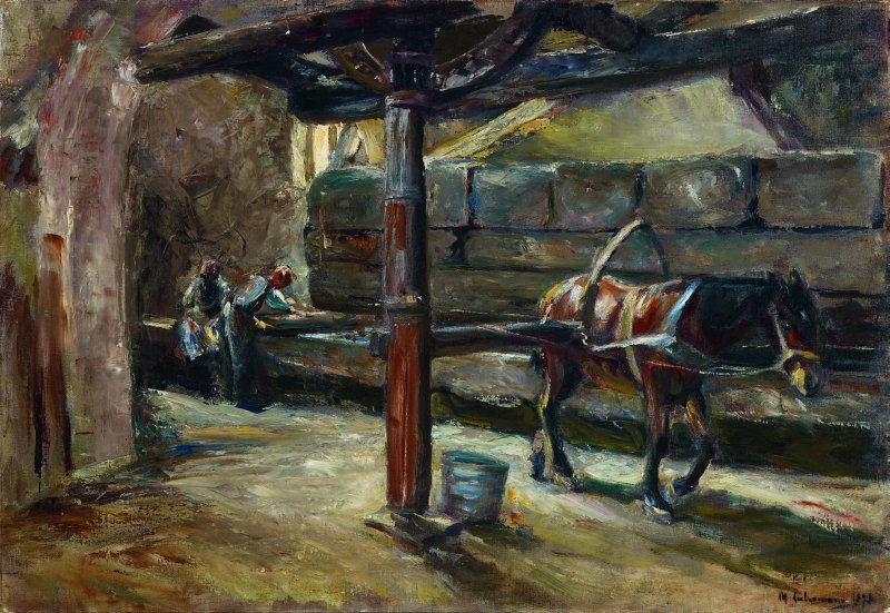 Látkový mlýn ve Florencii od Max Liebermann