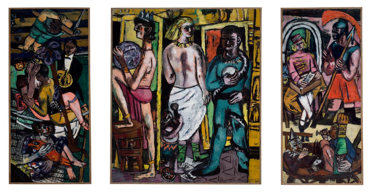 Akrobaté od Max Beckmann