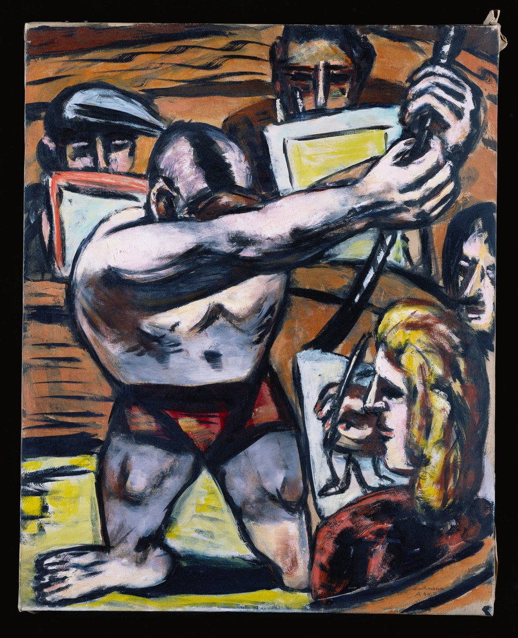 Akademie II, podzim 1944 (olej na plátně) od Max Beckmann