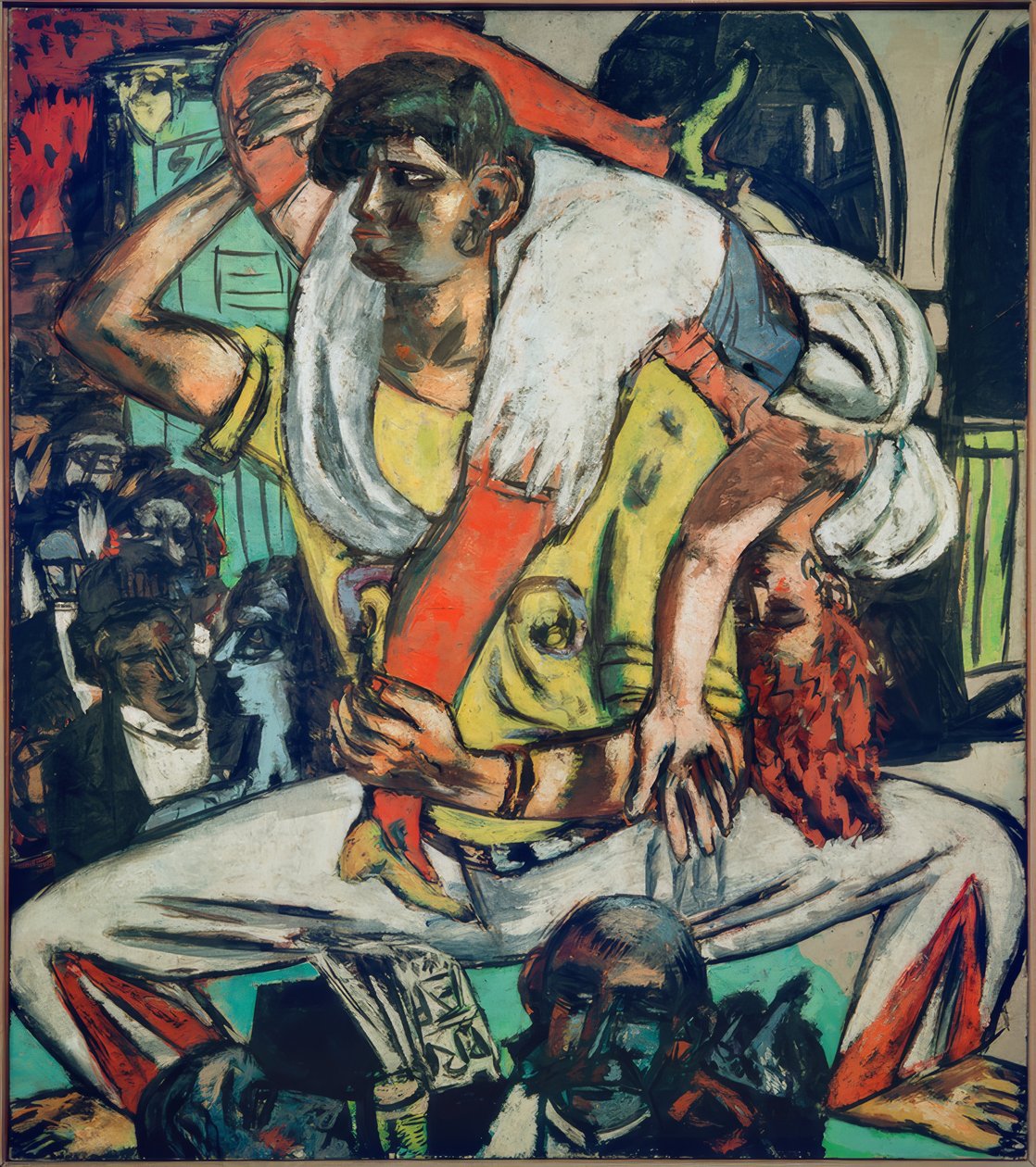 Apachentanz od Max Beckmann