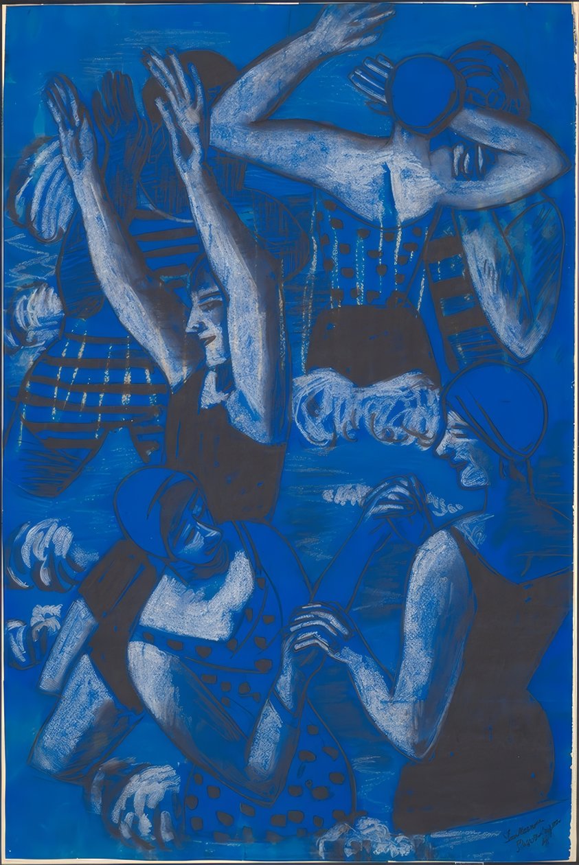 Koupající se od Max Beckmann