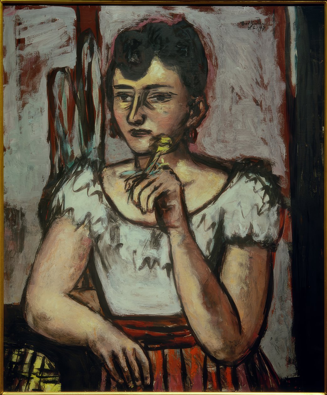 Portrét Euretta Rathbone od Max Beckmann