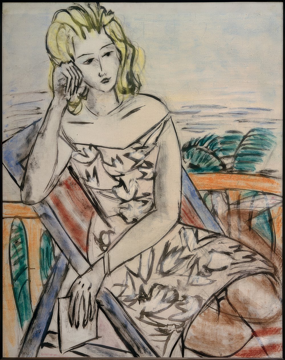 Portrét mladé dívky od Max Beckmann