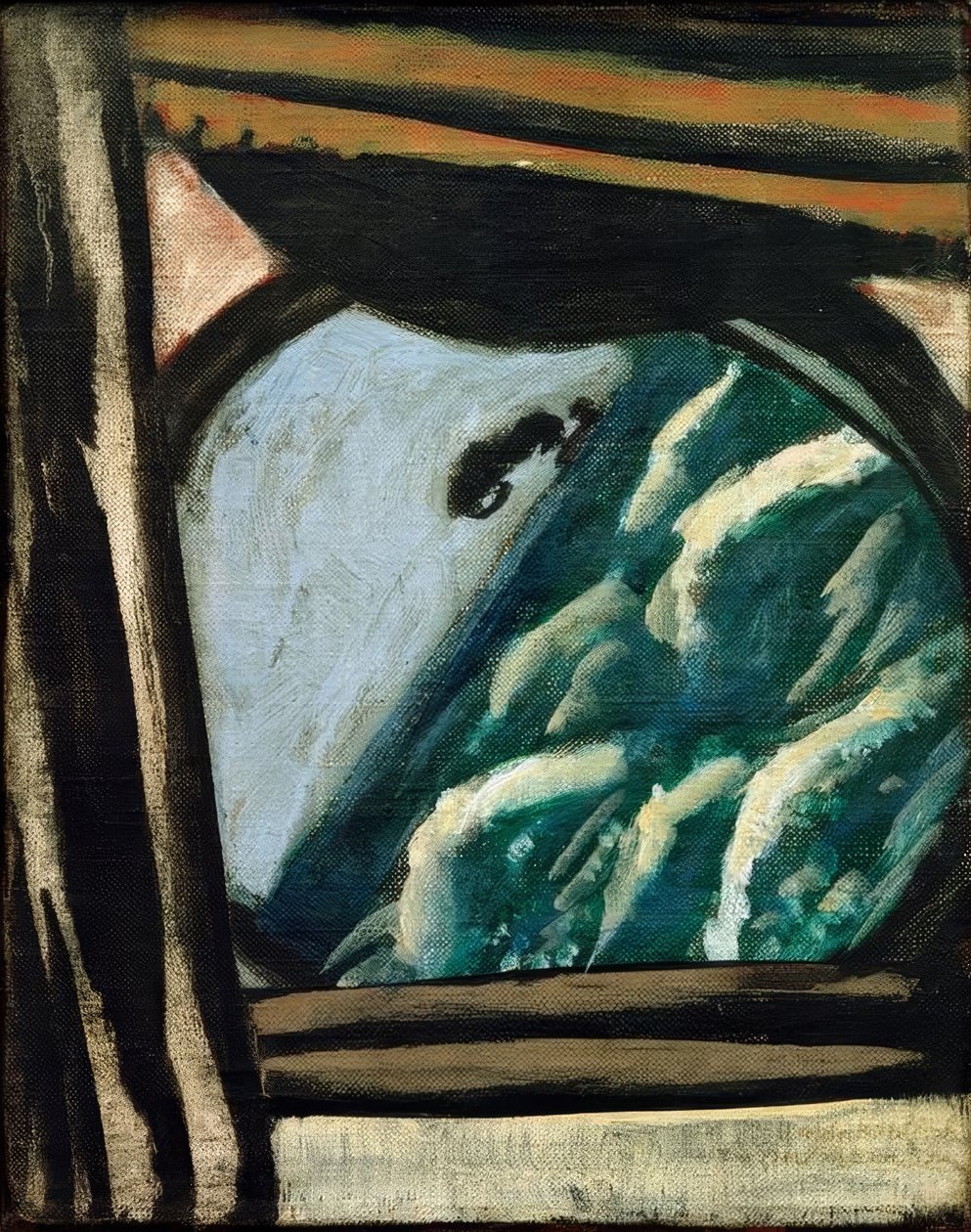Pohled z lodního poklopu od Max Beckmann