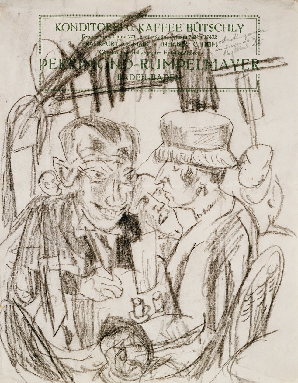 Cafe Life; Cafehausszene od Max Beckmann