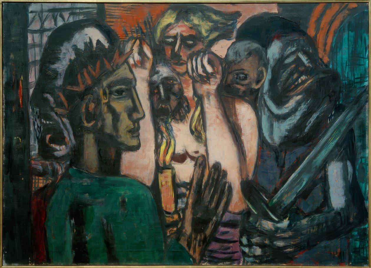 Kristus v limbu od Max Beckmann