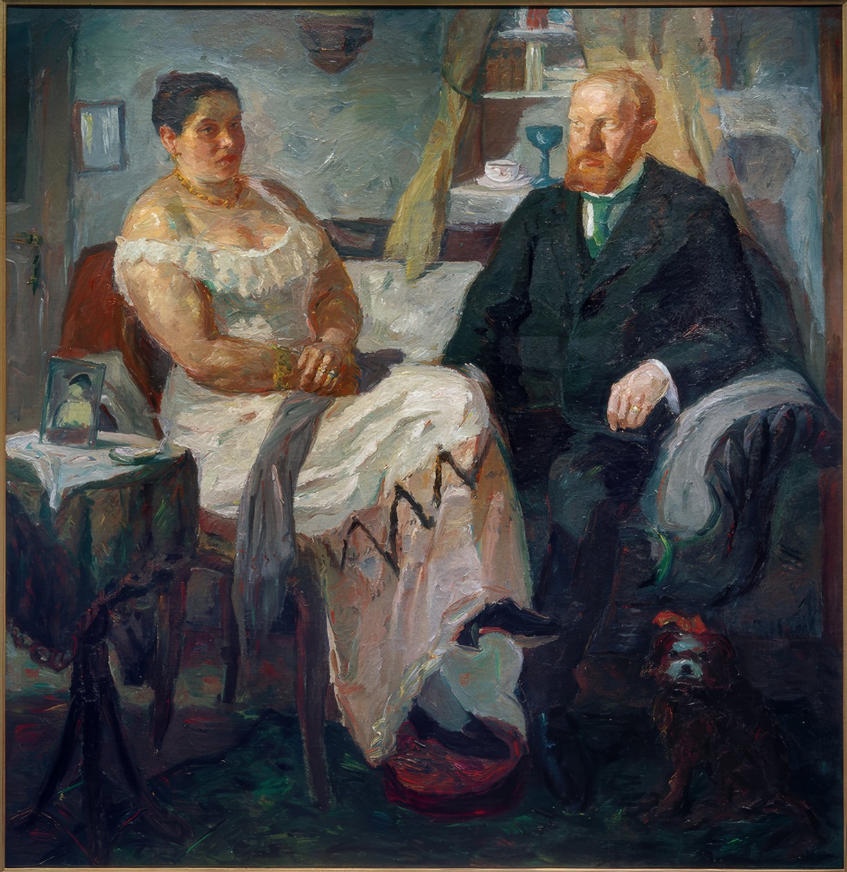 Milenci od Max Beckmann