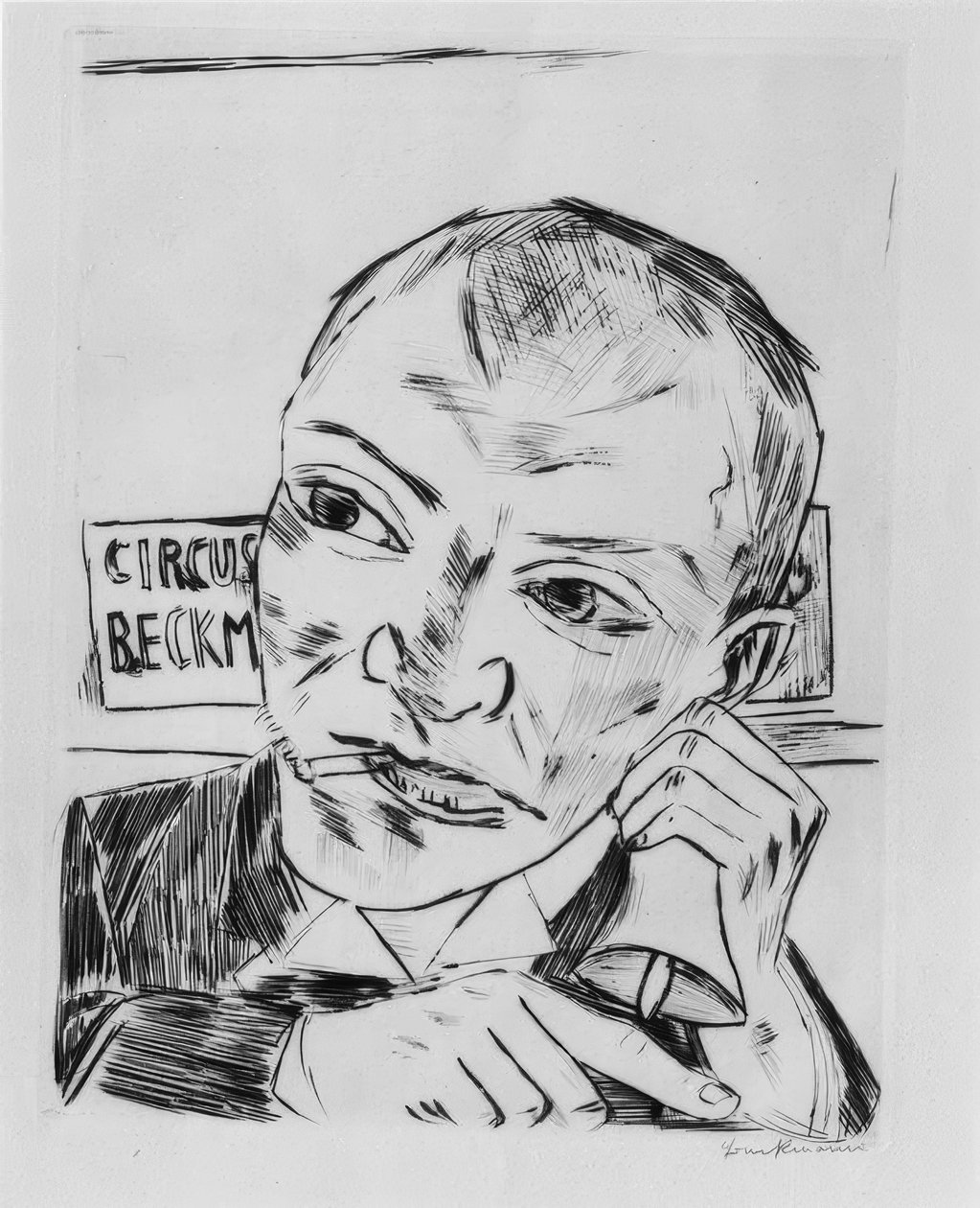 Plačící od Max Beckmann