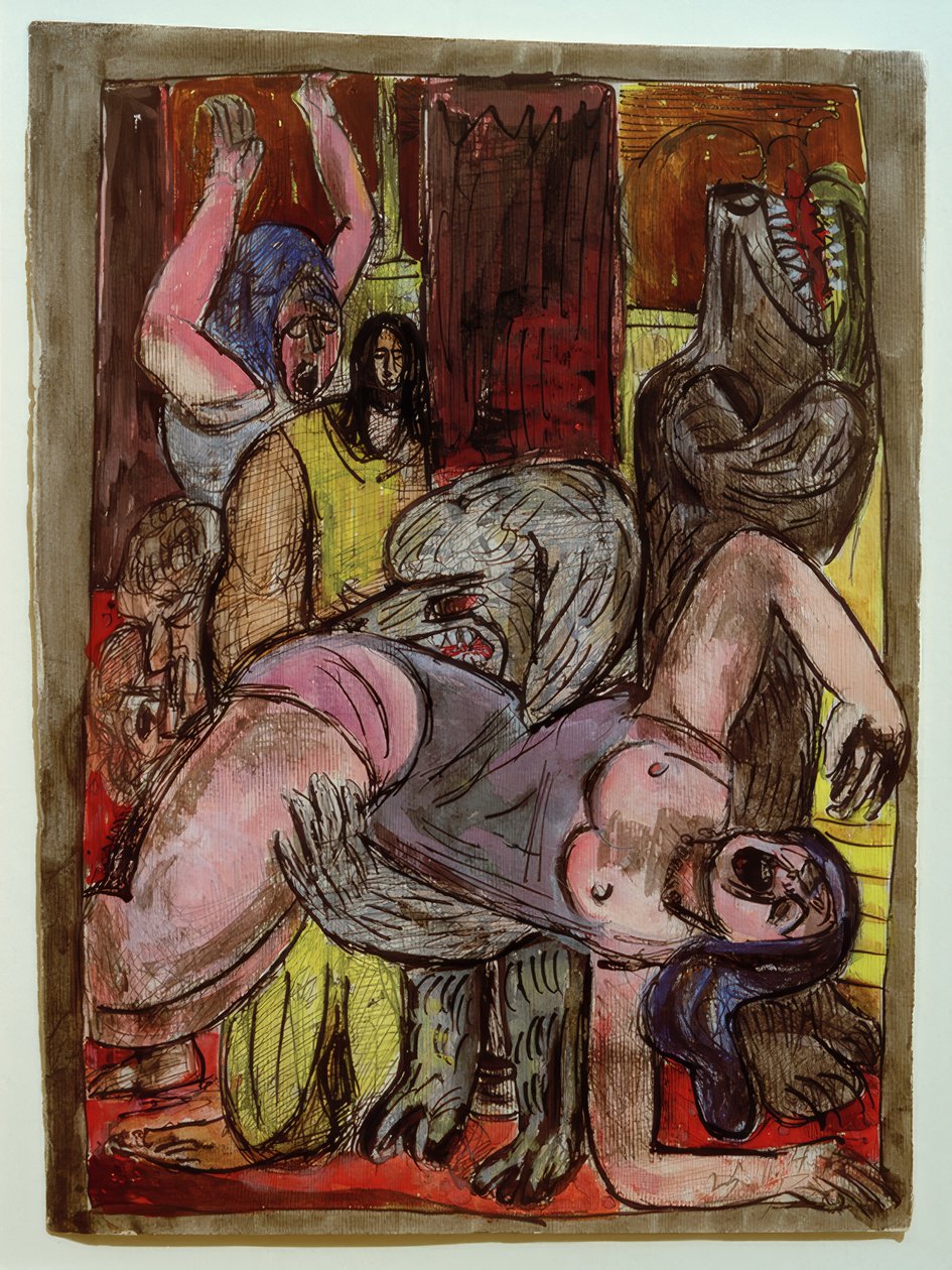 Psi jsou stále větší od Max Beckmann