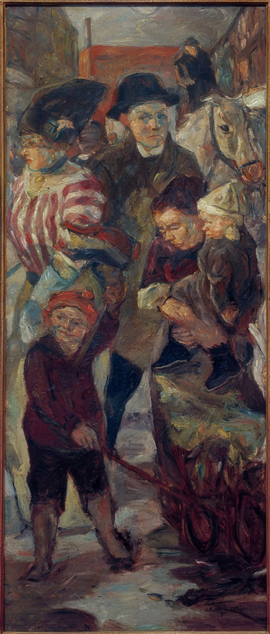Ulice od Max Beckmann
