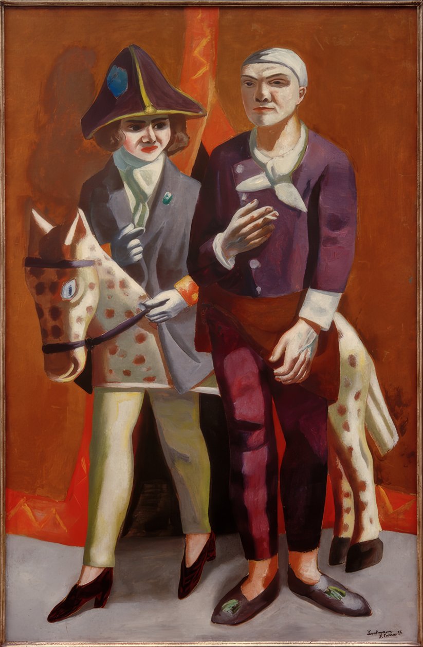 Karneval s dvojitým portrétem od Max Beckmann