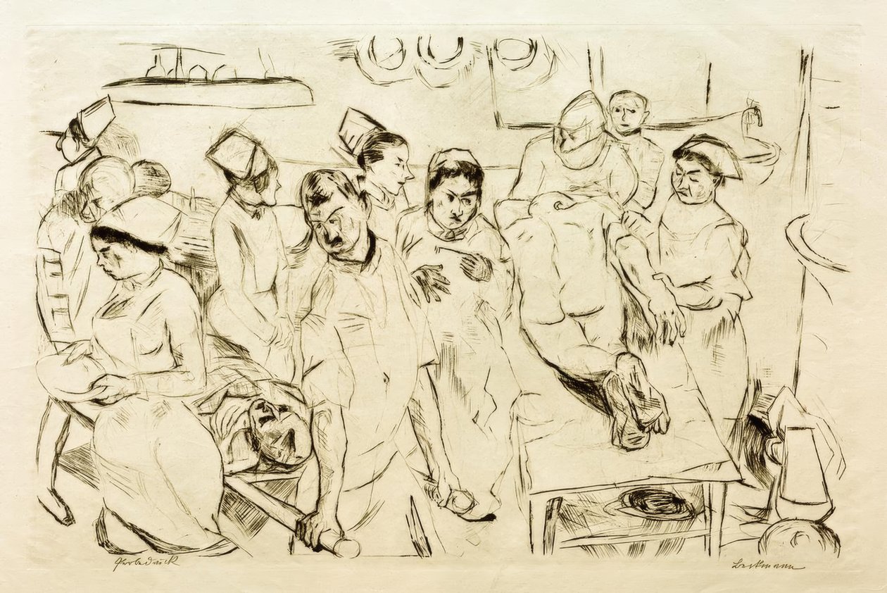 Velká operace od Max Beckmann