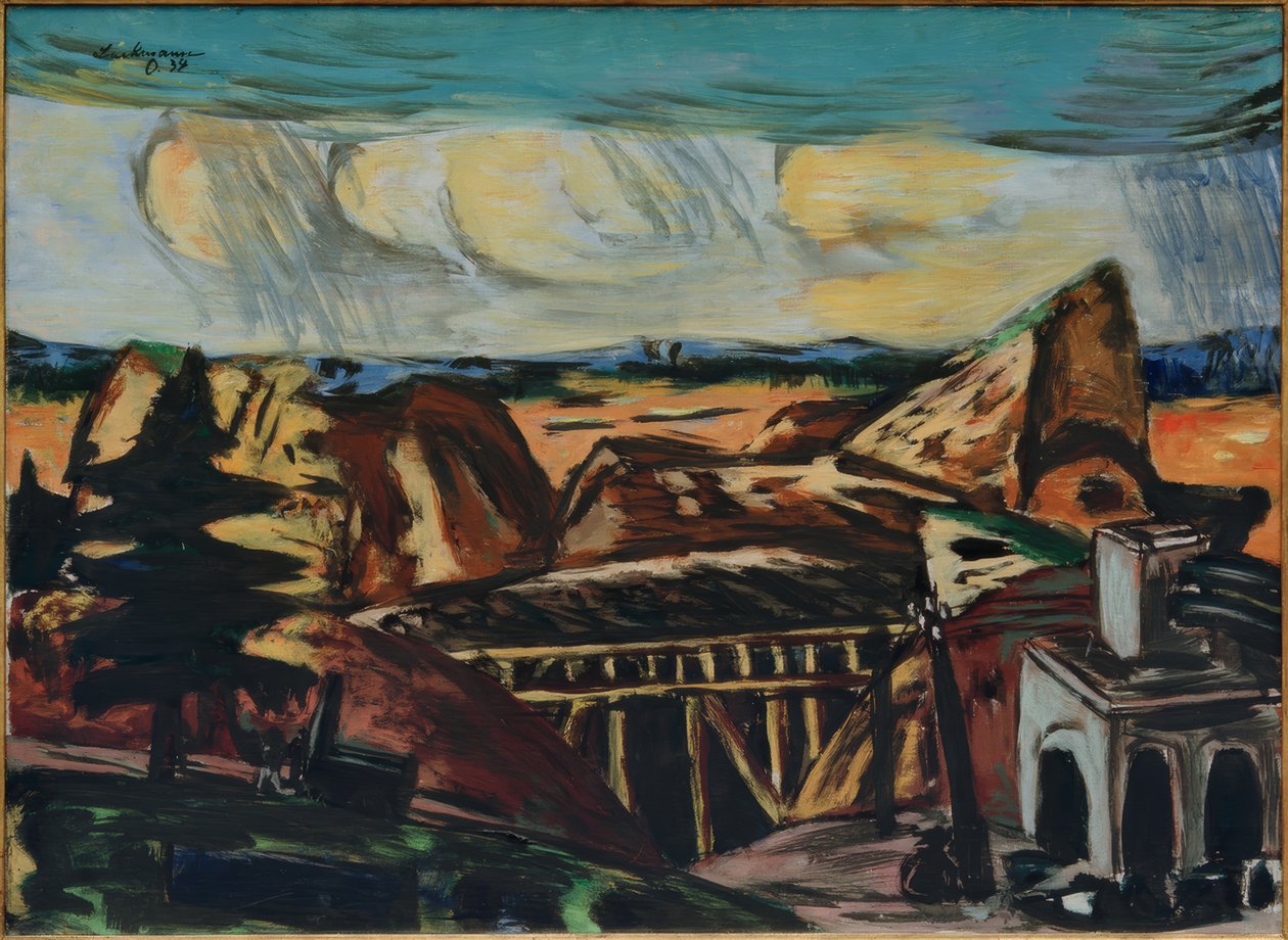 Velký lom v Horním Bavorsku od Max Beckmann