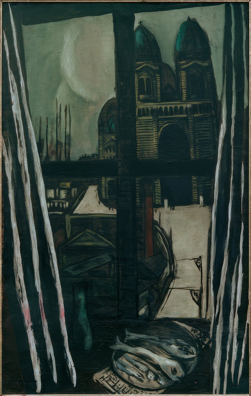 Kostel v Marseille od Max Beckmann