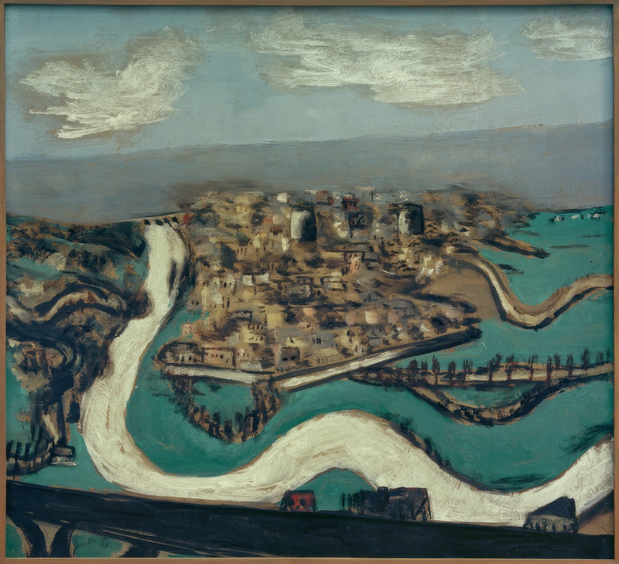 Krajina Saint-Germain od Max Beckmann