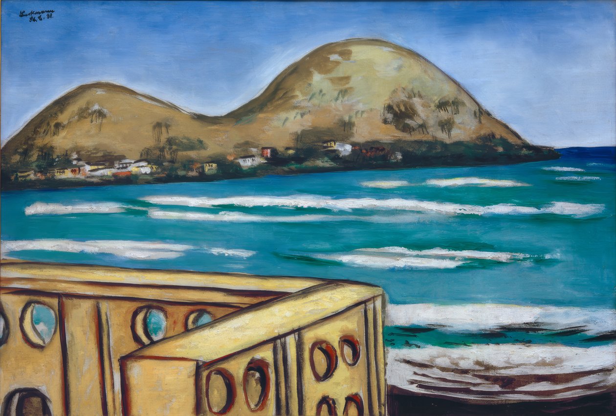 Krajina poblíž Saint-Cyr-sur-Mer od Max Beckmann
