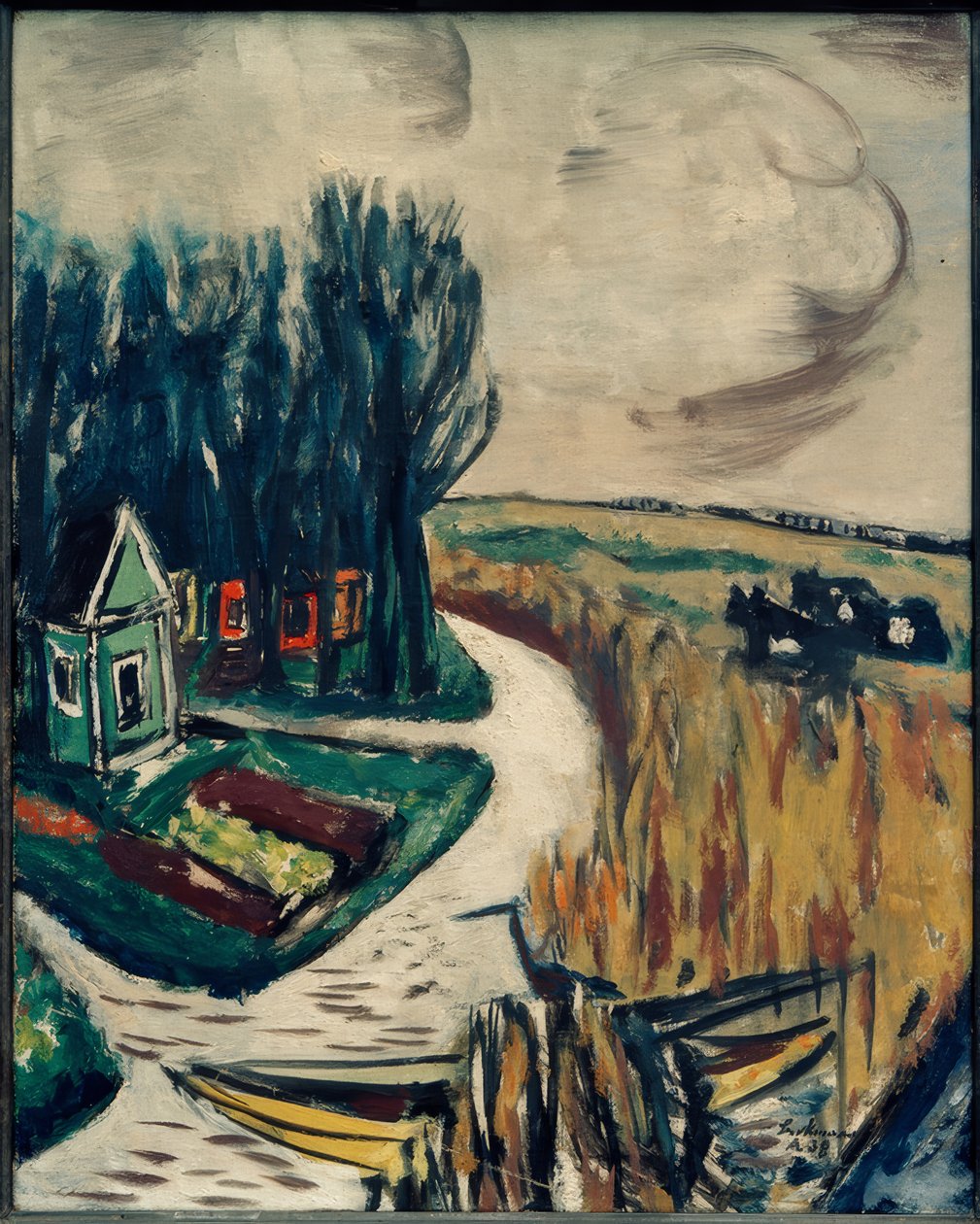 Krajina s krávami od Max Beckmann