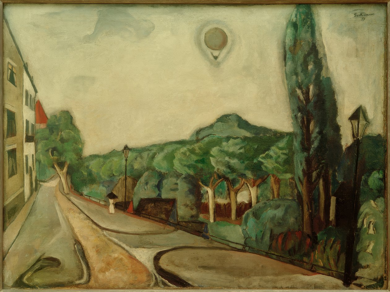 Krajina s balónem od Max Beckmann