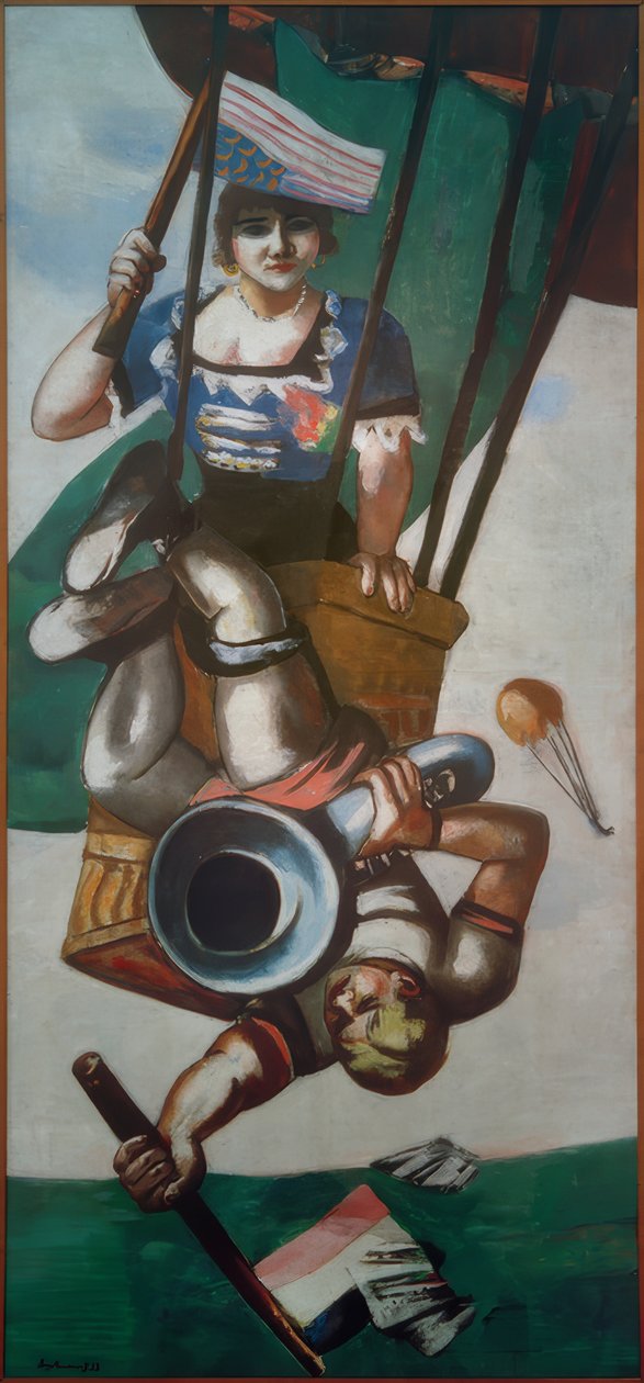 Aerialisté od Max Beckmann