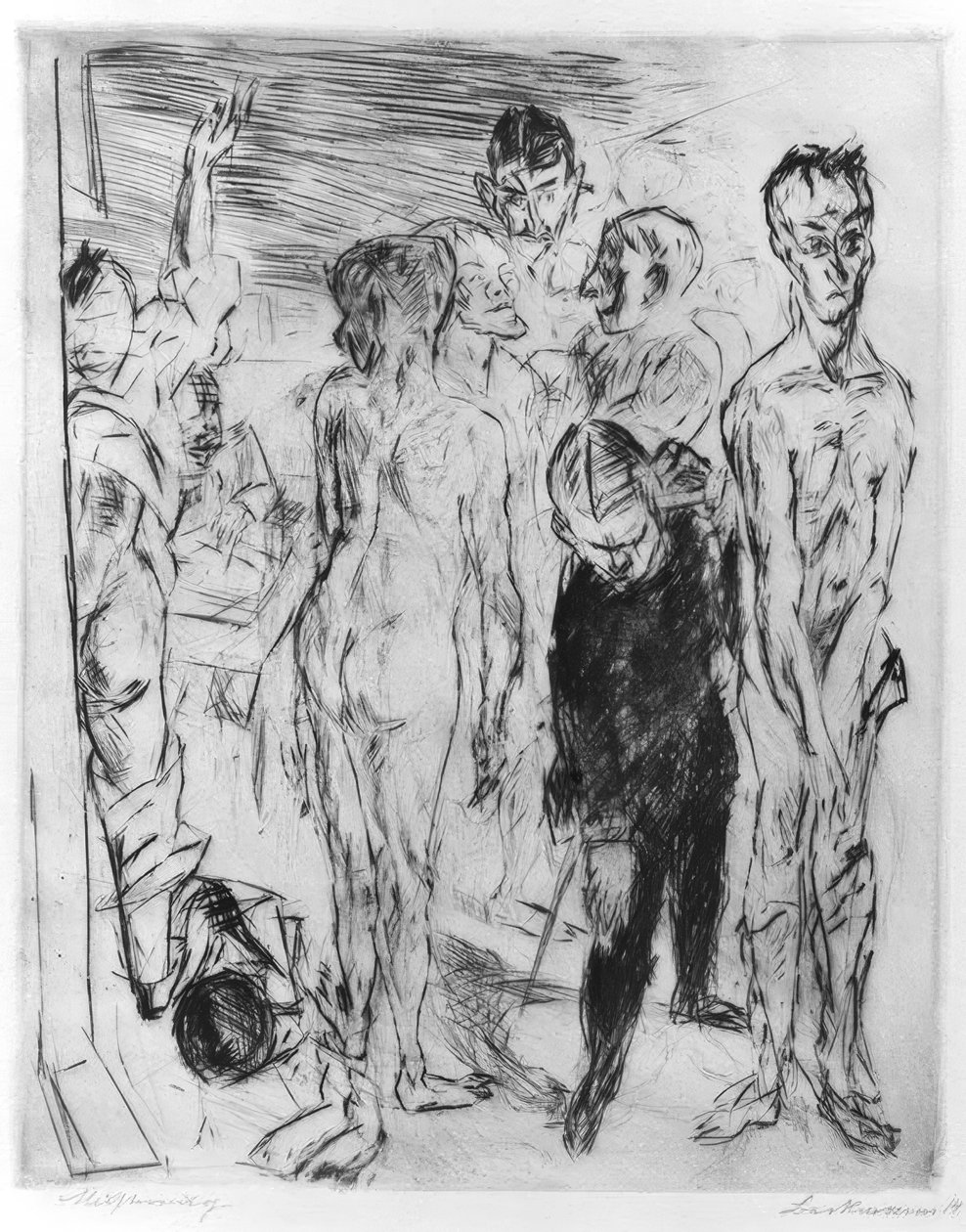 Mustering od Max Beckmann