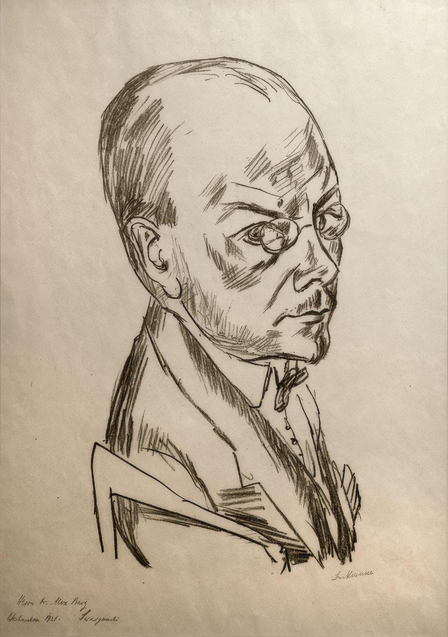 Portrét Georg Swarzenski od Max Beckmann