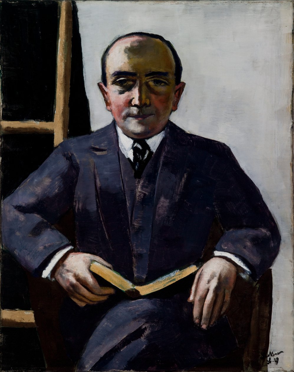 Portrét Curta Glasera od Max Beckmann