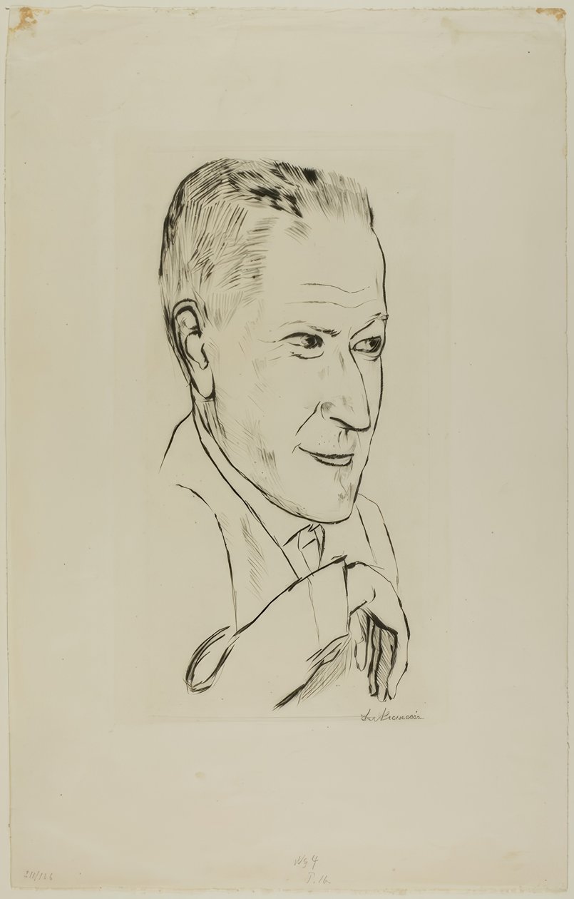 Portrét Reinharda Piepera od Max Beckmann