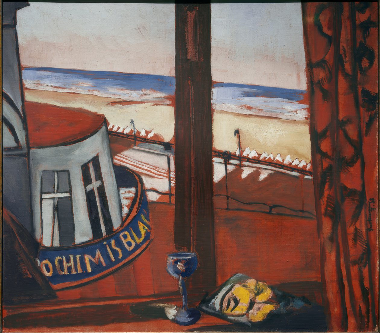 Scheveningen, pět ráno od Max Beckmann