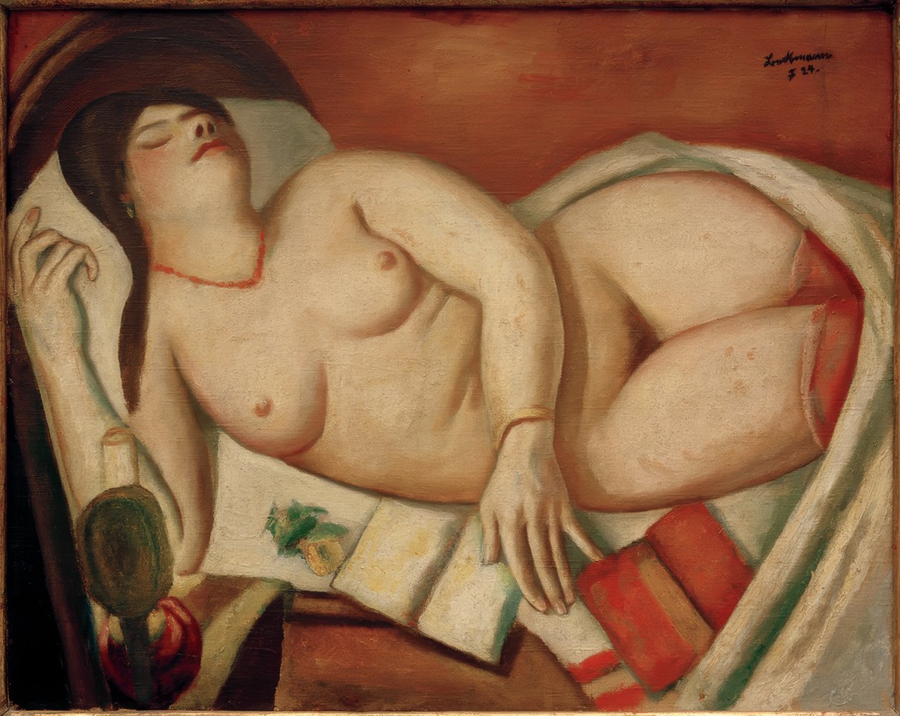 Spaní od Max Beckmann