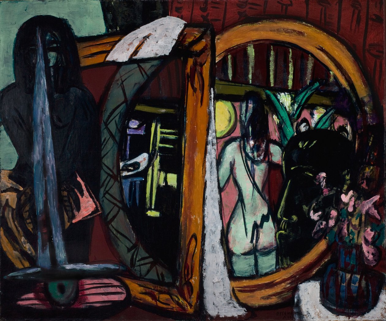 Sochařský ateliér od Max Beckmann