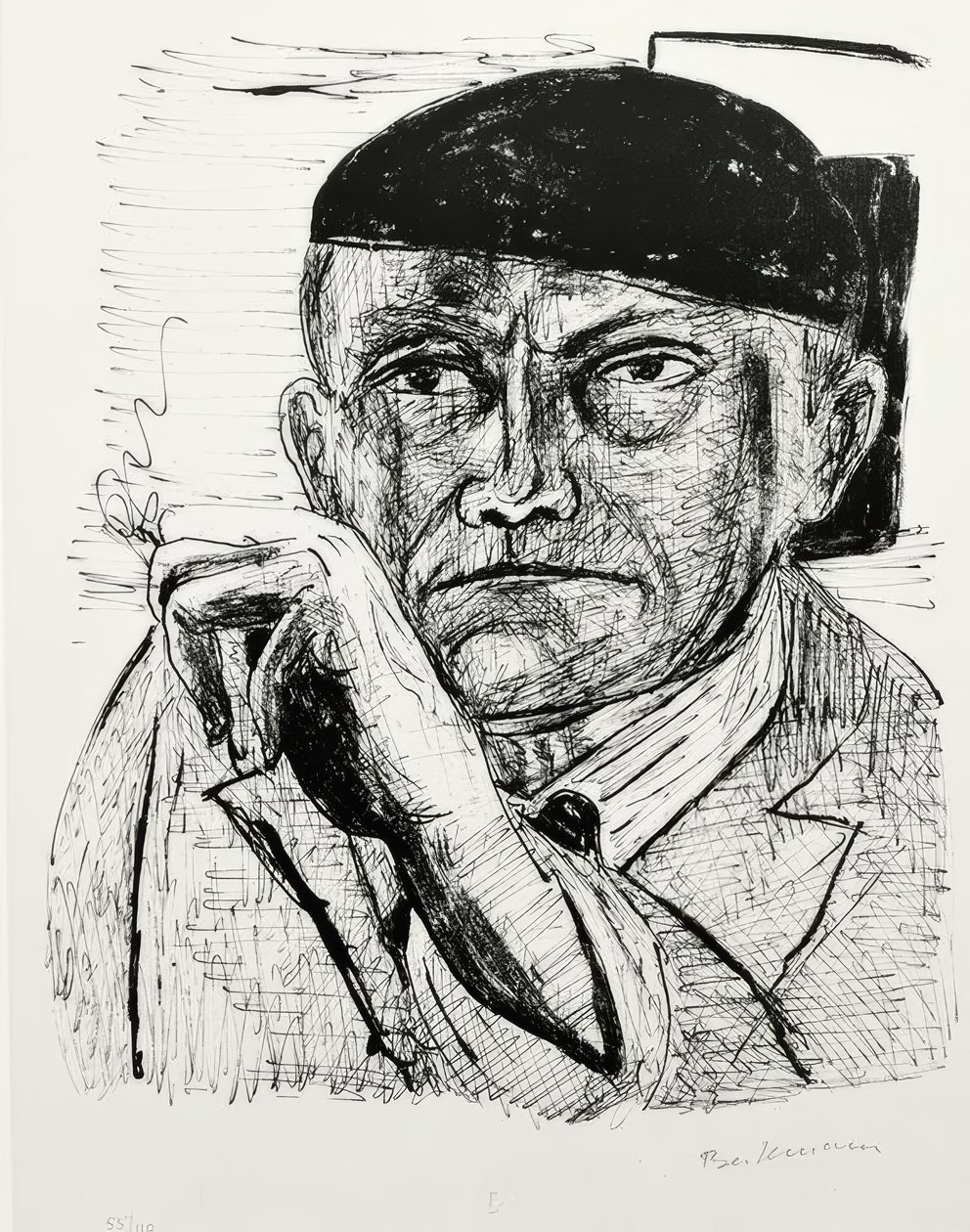 Autoportrét od Max Beckmann