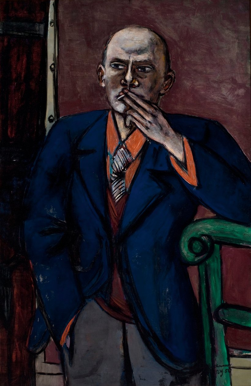 Autoportrét 1950 od Max Beckmann