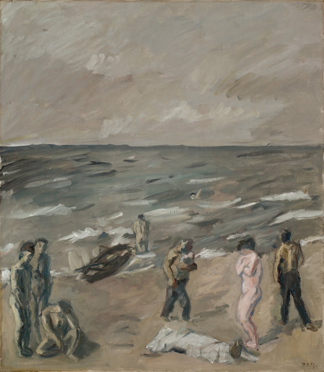 Ztroskotání lodi od Max Beckmann