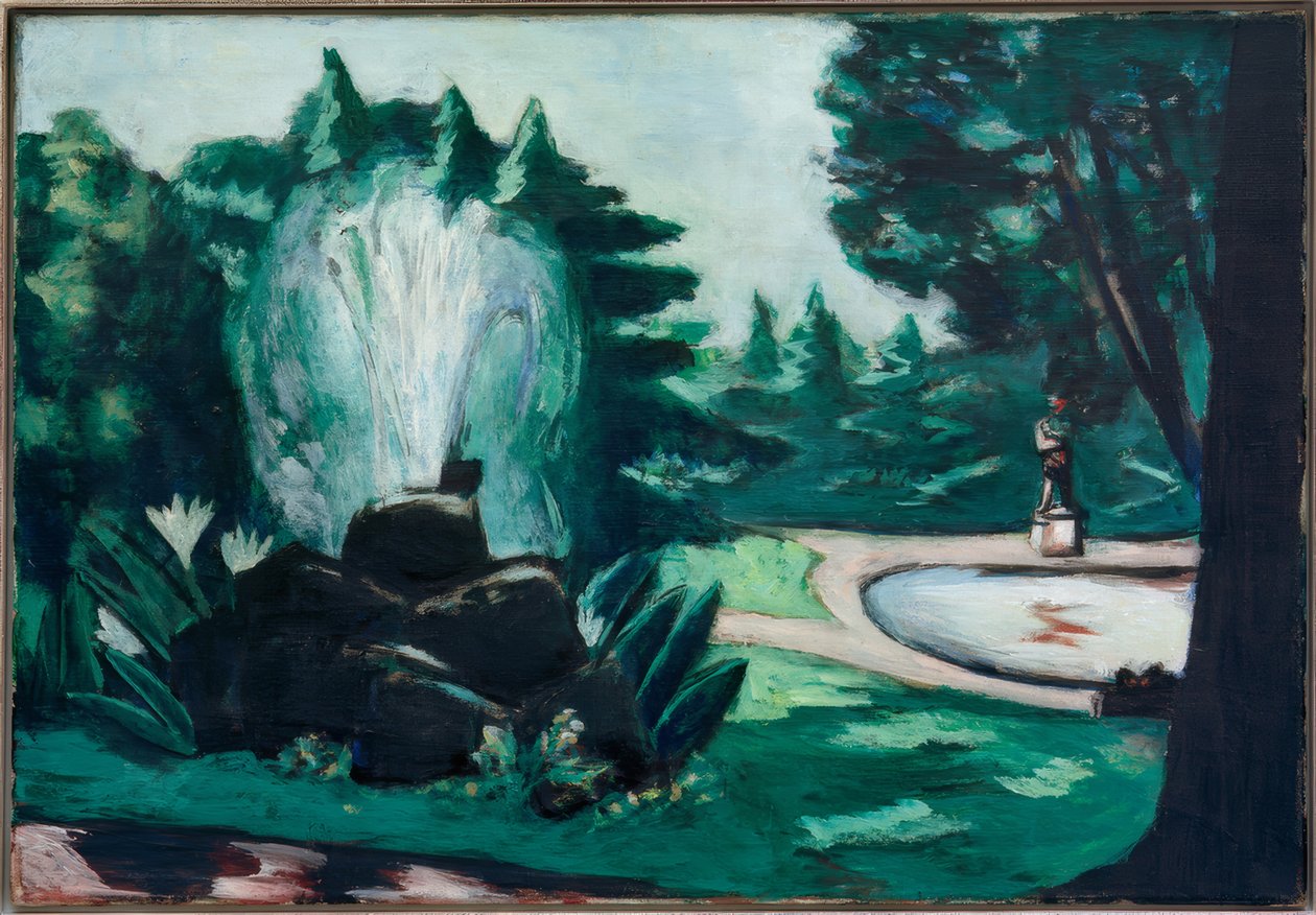 Fontána v Baden-Badenu od Max Beckmann