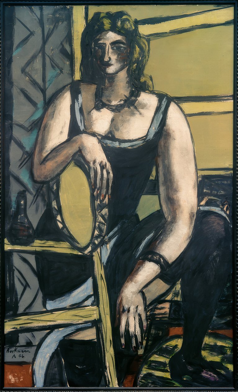 Tanečníci s tamburínou od Max Beckmann