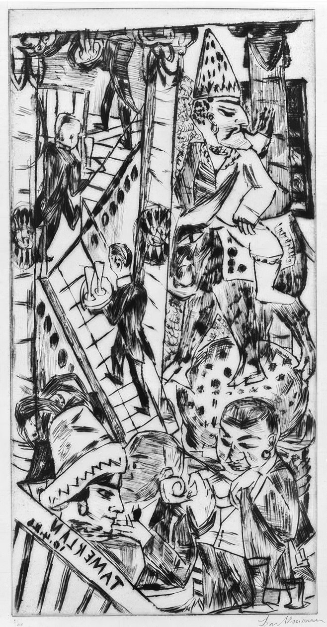Tamerlán od Max Beckmann