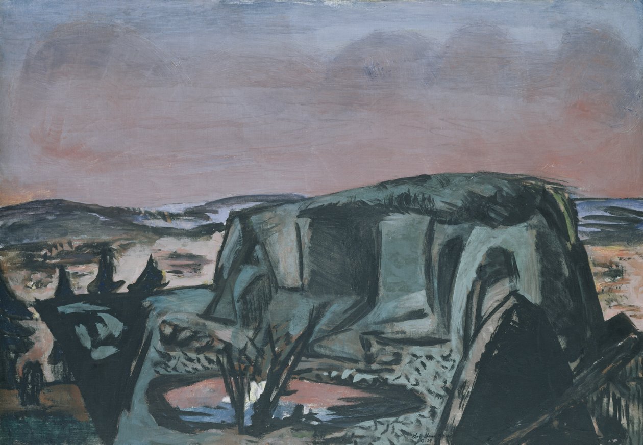 Bažina u Moosbergu od Max Beckmann