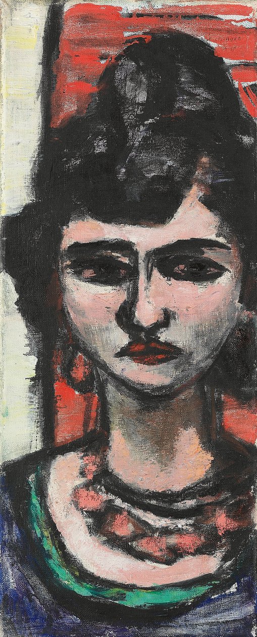 Italka; Italienerin od Max Beckmann