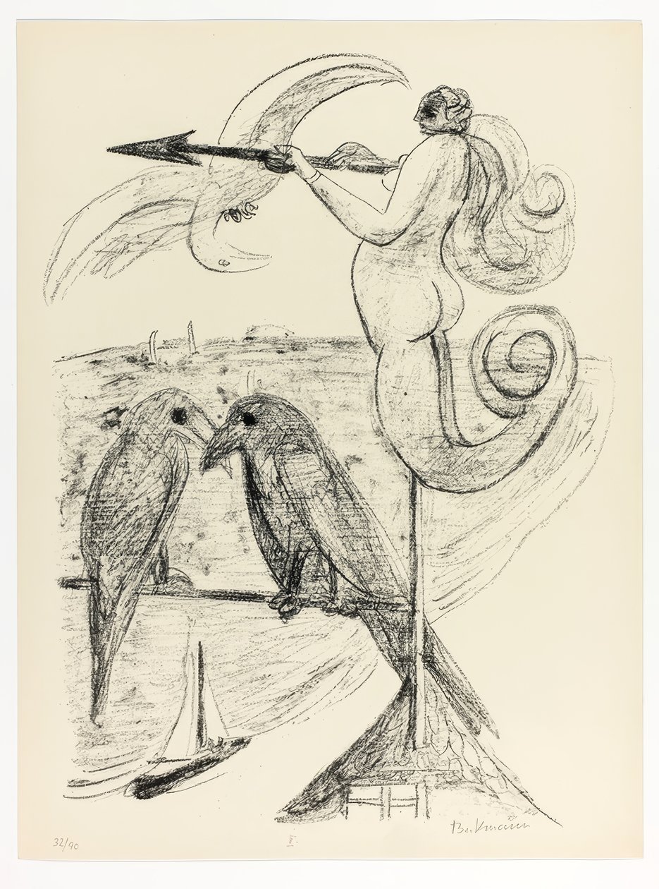 Weather-Vane, deska dva z Day a Dream od Max Beckmann