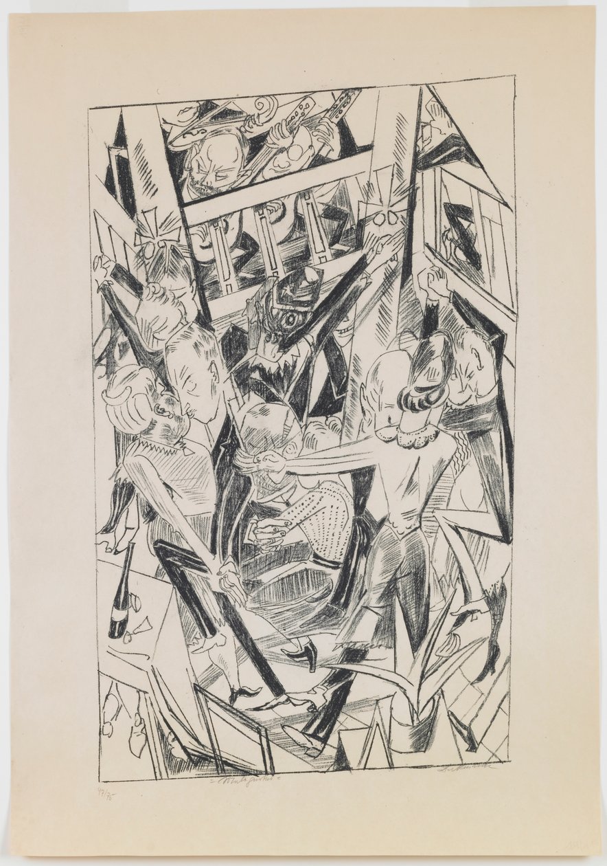 deska 8: Malepartus od Max Beckmann