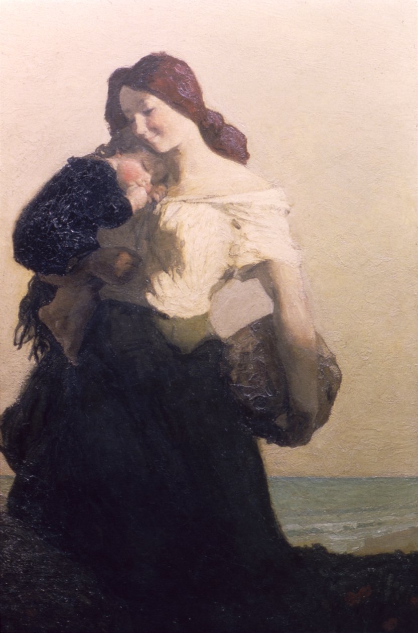 Šťastná matka, 1913. od Max Bohm