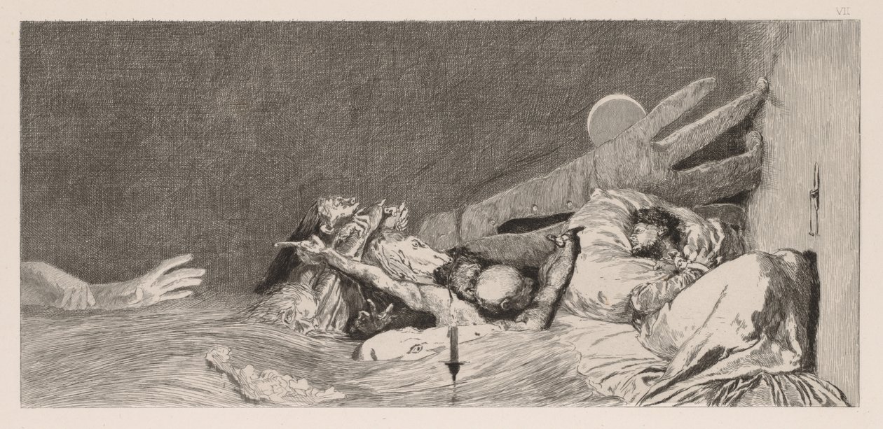 A Glove: Anxieties, 1880. od Max Klinger