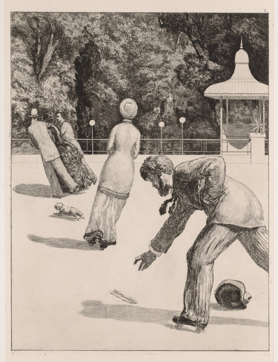 A Glove: The Action, 1880. od Max Klinger