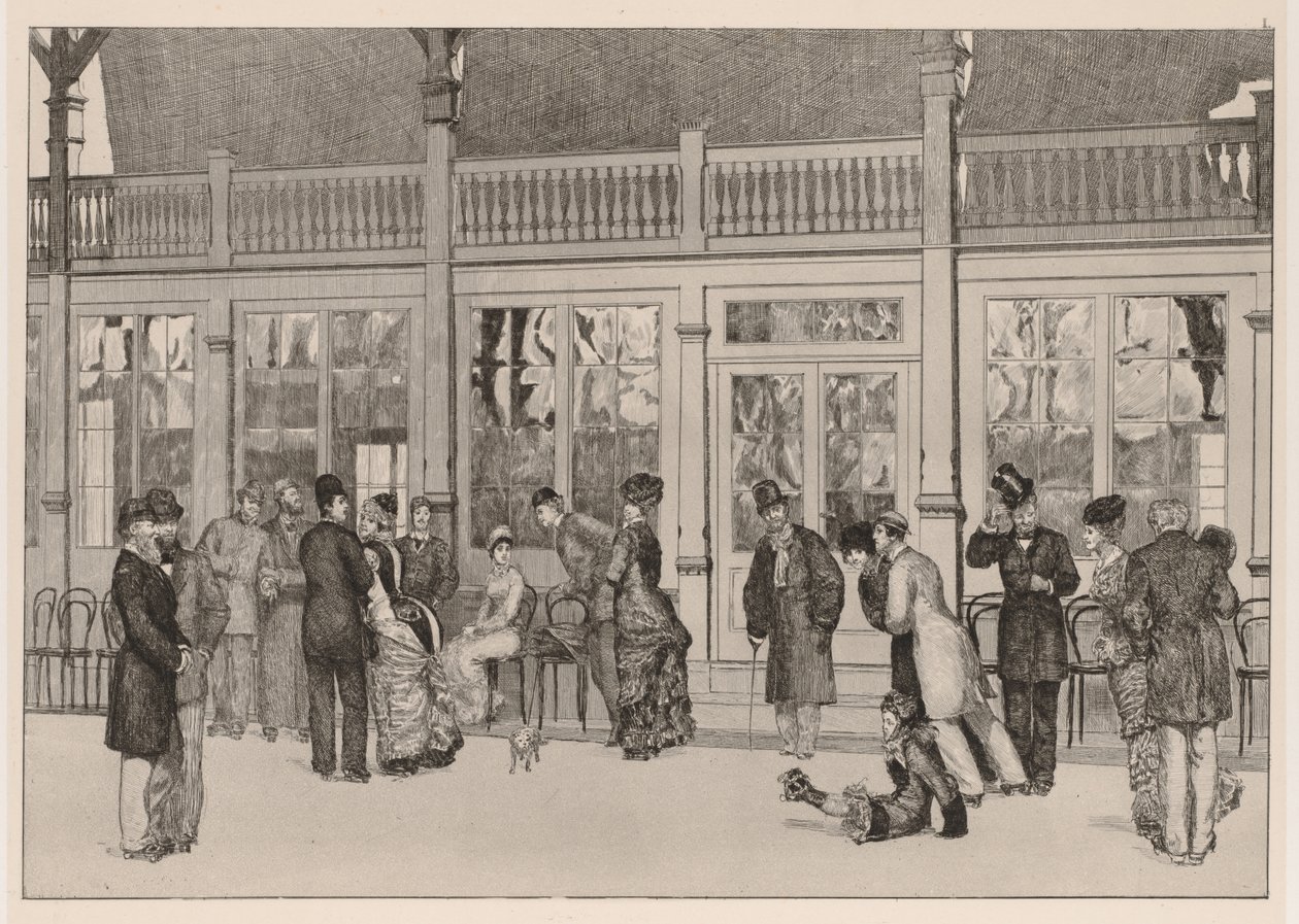A Glove: The Locale, 1880. od Max Klinger